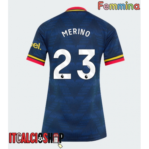 Arsenal Mikel Merino #23 Seconda Maglia Femmina 2026-27 Manica Corta